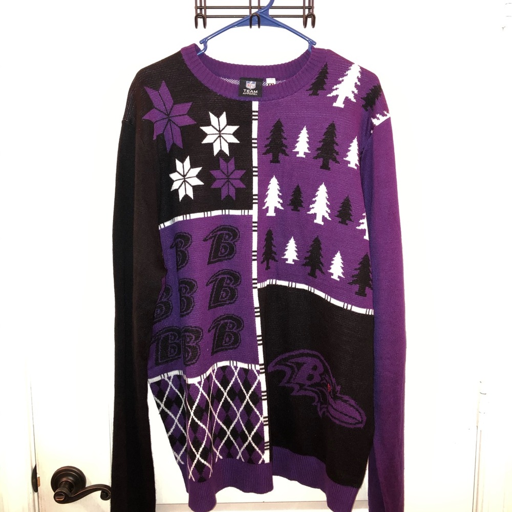 XXL Ravens Christmas Sweater new with tags